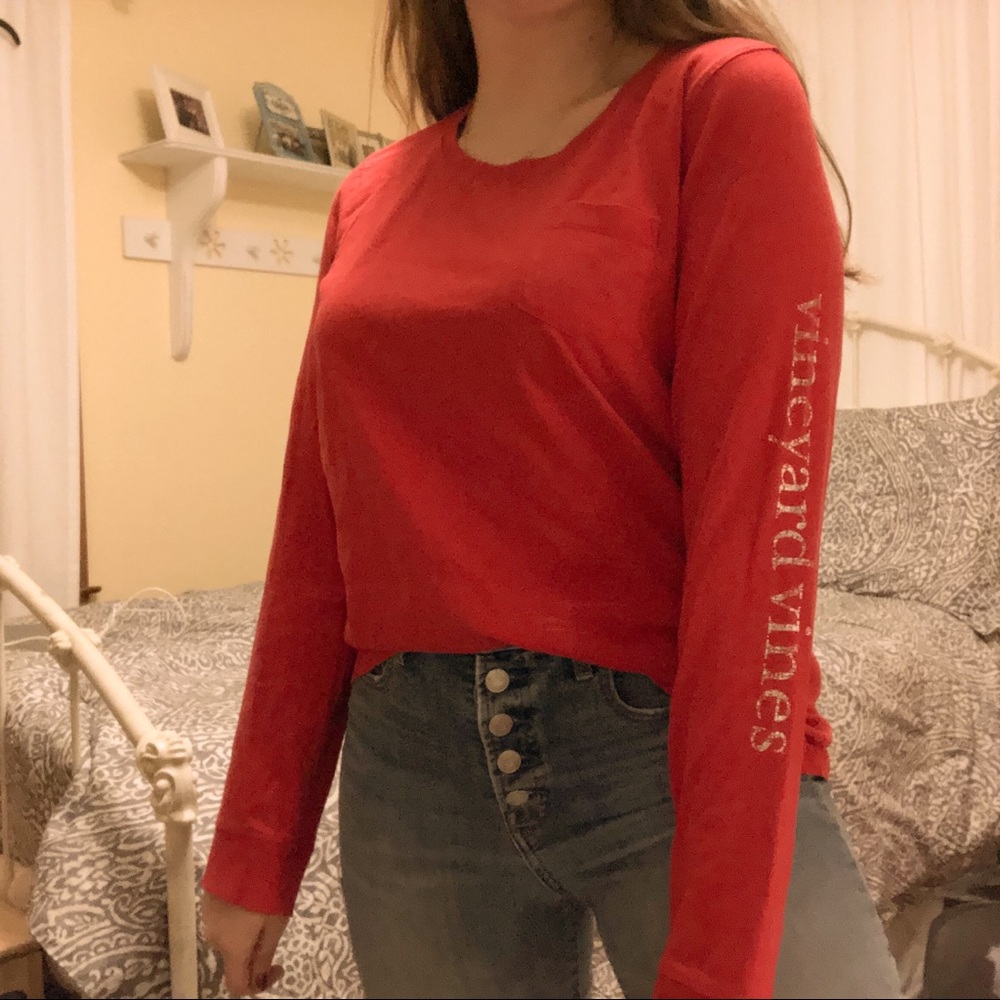 Vineyard Vines Long-Sleeve Pocket Tee